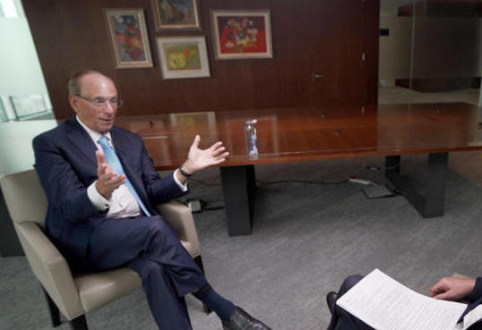 ▲贝莱德首席执行官拉里•芬克