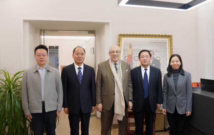 咸阳茯茶代表团拜访摩洛哥驻华大使馆(主办方供图)