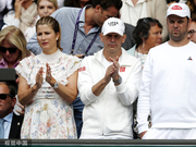 费德勒妻子米尔卡观战决赛