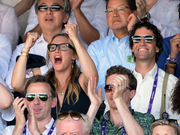 凯特-温斯莱特观战温网决赛