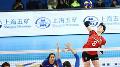 女排联赛第6轮5佳球李静暴击