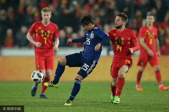 2017年11月14日，比利时，2017国际足球热身赛，比利时1-0日本。