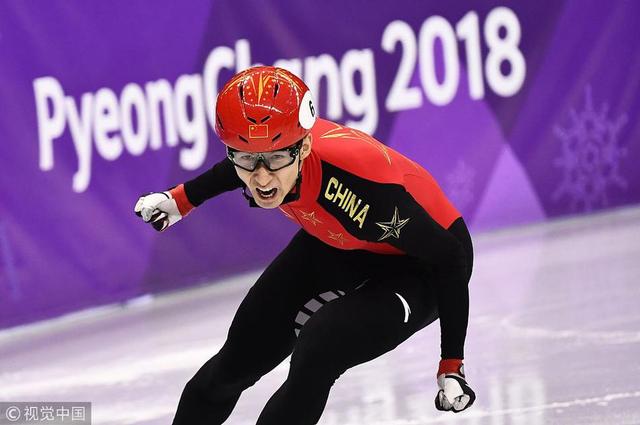 2018年2月22日,韩国,2018平昌冬奥会短道速滑男子500米决赛,武大靖