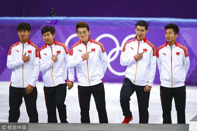 2018年2月22日,韩国,2018平昌冬奥会短道速滑男子5000米接力,奖品颁奖