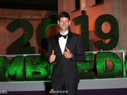 小德哈勒普出席温网冠军晚宴