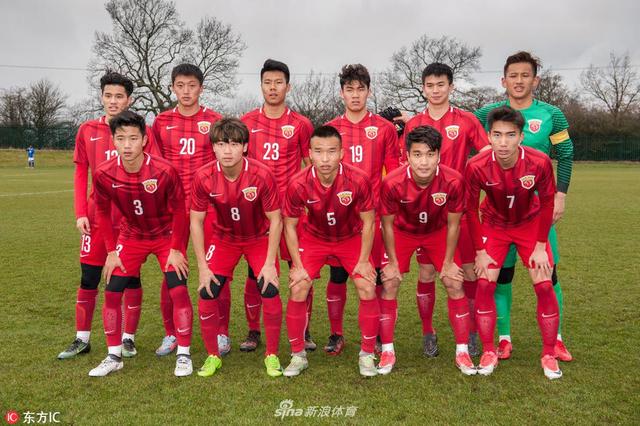 当地时间2018年3月27日，英国伯明翰，2018足球友谊赛，上海上港U21梯队1-4伯明翰U23。尚文杰