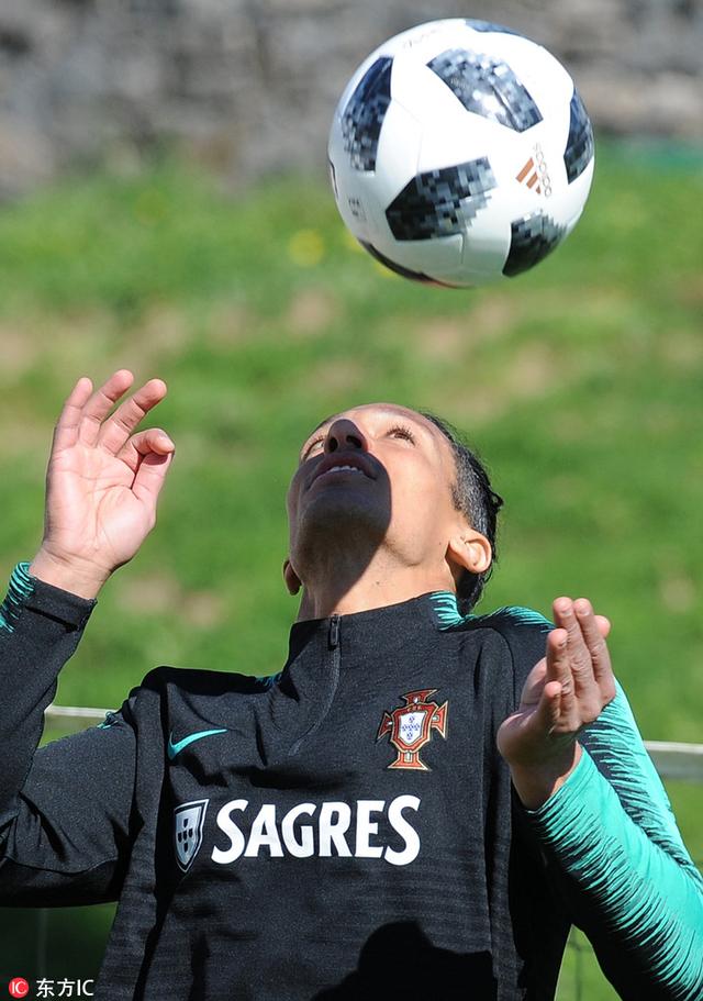 当地时间2018年3月21日，葡萄牙里斯本，2018足球友谊赛前瞻，葡萄牙备战训练。