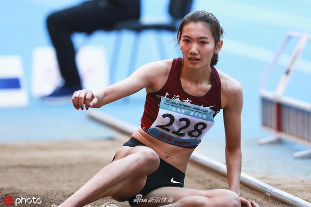 2019年8月15日,山西太原,2019第二届青年运动会田径赛场美女