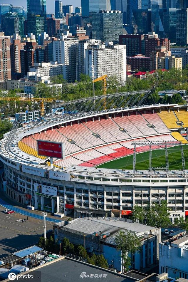 俯瞰北京工人体育场 未来将改造为专业足球场