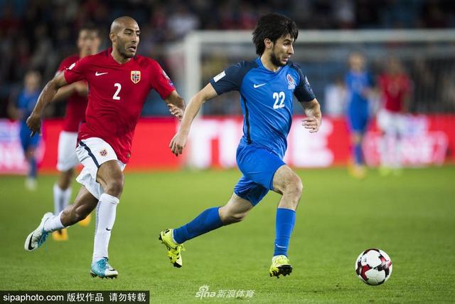 世预赛挪威2-0阿塞拜疆