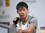 上海赛锦织圭无缘四强出席发布会