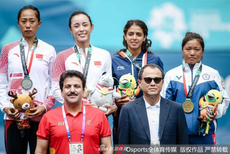 亚运会网球女单王蔷夺金张帅银牌