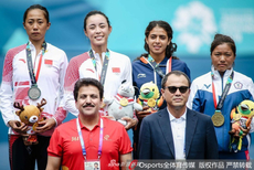 亚运会网球女单王蔷夺金张帅银牌