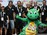 羽毛球世锦赛吉祥物卖萌耍宝