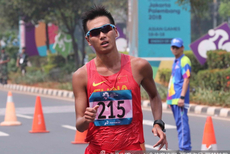 亚运会男子50公里竞走王钦摘银