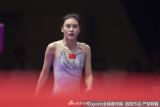 亚运会蹦床女子资格赛刘灵玲出战