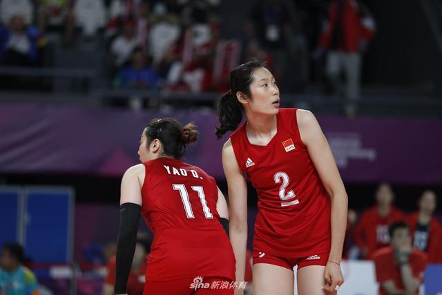 44           2018年8月23日,雅加达亚运会,中国女子排球队迎战