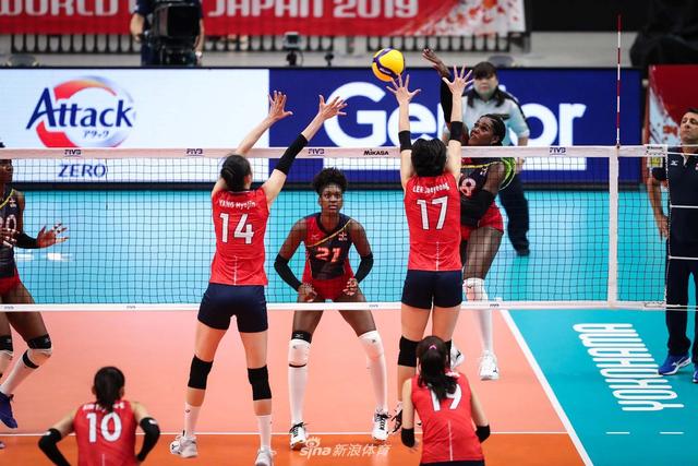 世界杯韩国女排1-3多米尼加