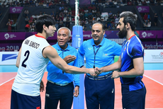 亚运会男排伊朗3-0韩国卫冕成功