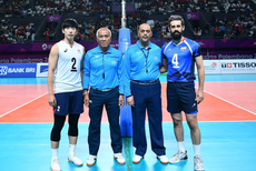 亚运会男排伊朗3-0韩国卫冕成功