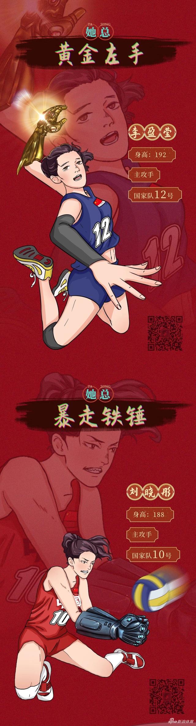 中国女排漫画手稿曝光