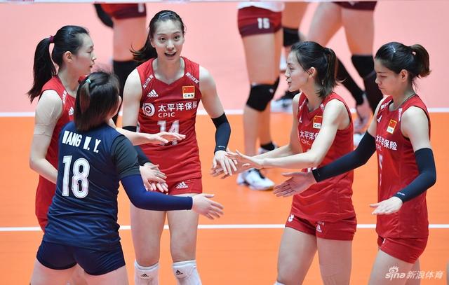 亚锦赛中国女排3-2日本进四强