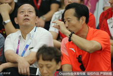 苟仲文和赵勇观战亚运