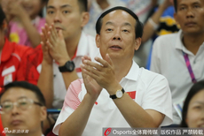 苟仲文和赵勇观战亚运