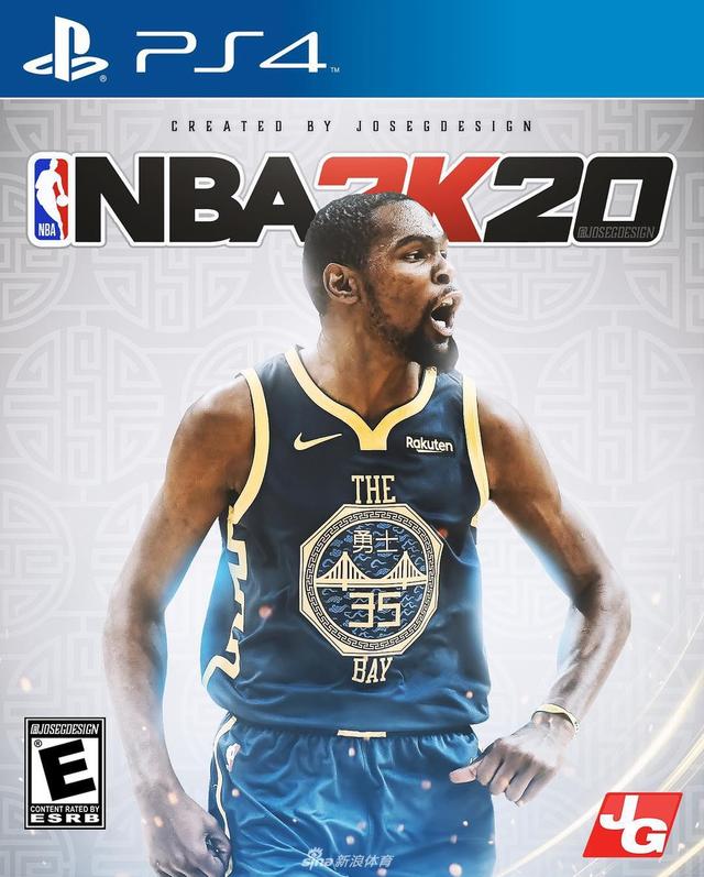 设计大神制作nba 2k20炫图!詹姆斯杜兰特谁当封面人物?