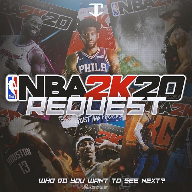 设计大神制作nba 2k20炫图!詹姆斯杜兰特谁当封面人物?