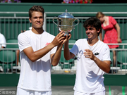 温网青少组男双跨国组合夺冠