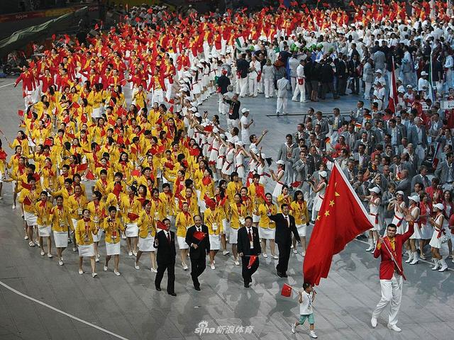 【回顾】北京奥运会姚明引领中国代表团入场