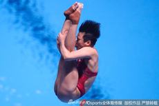 亚运会三米板施廷懋夺冠