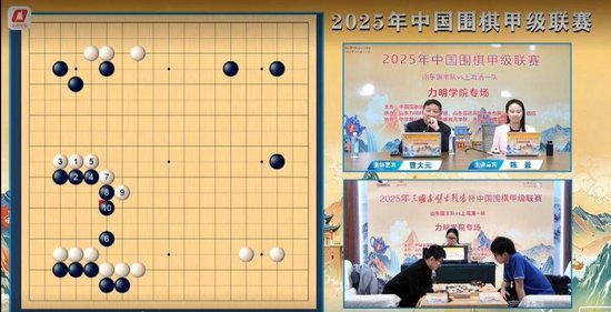 曹大元九段联袂陈盈直播讲棋