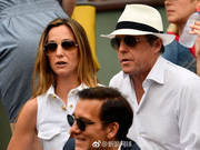 图|众名流观战法网决赛 老牌男神和奥斯卡影后在列