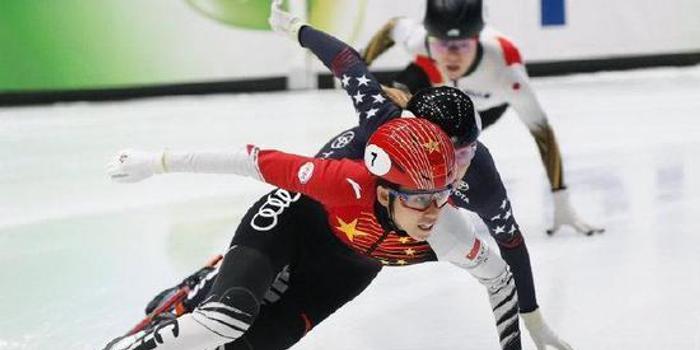 短道速滑世界杯收官站 中国队混合2000米接力摘金