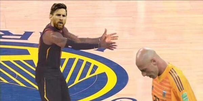 最强跨界!NBA串场世界杯 梅西这表情很传神了