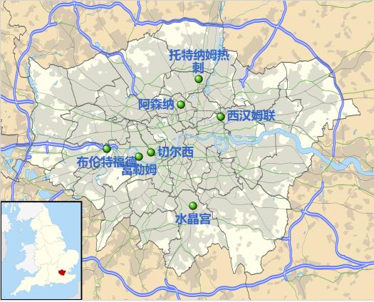 2024-25赛季大伦敦地区的英超球队