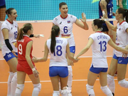 女排世锦赛俄罗斯3-0阿塞拜疆