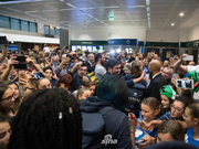 女排世锦赛亚军意大利回国