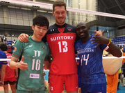 男排国手刘力宾闪耀日本全明星