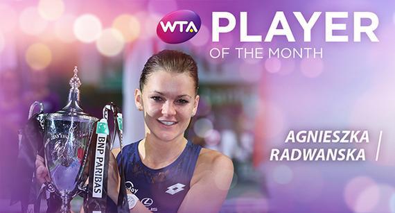 WTA十月最佳球员A-拉德万斯卡