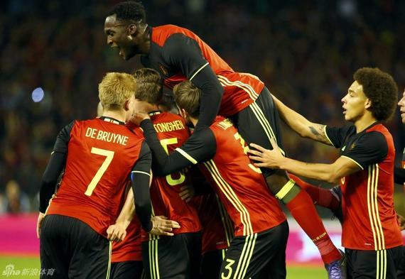 比利时队已经登上了世界排名第一的位置