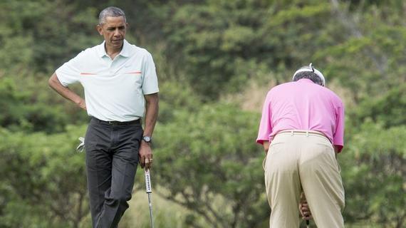 奥巴马是一位名副其实的“高尔夫总统”