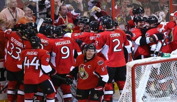 NHL25日战况：参议员七年来首胜星 火焰不敌鸭