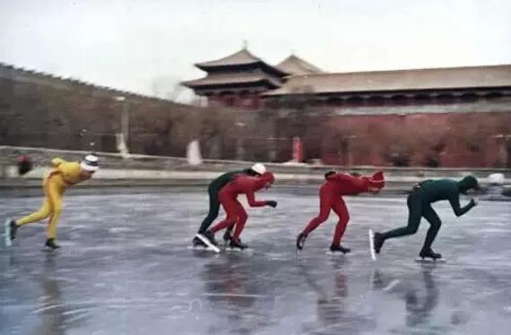 老北京的滑冰场