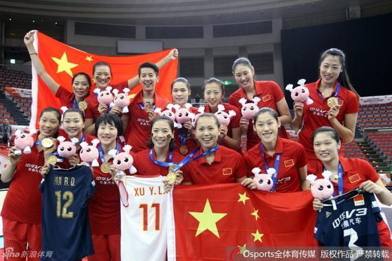 中国女排问鼎世界杯