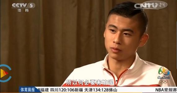 国奥小将张玉宁接受央视体育频道专访