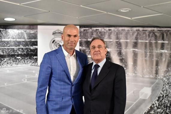 Revealed zidane contract with real Madrid to 2018 authorised by President one month in office