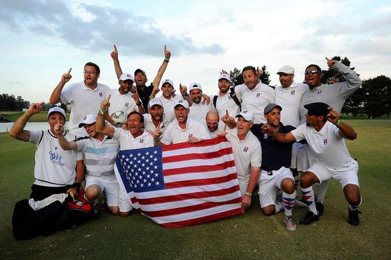 美国队赢得足球高尔夫世界杯首座团体赛冠军
